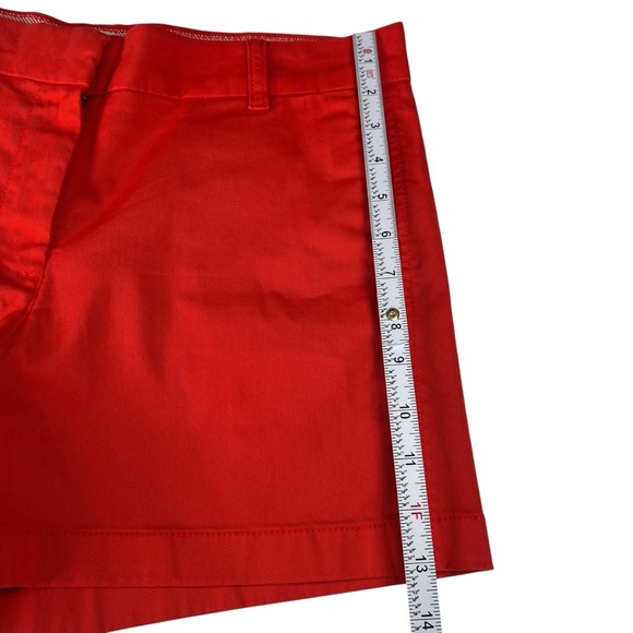 J.Crew 4" Stretch Chino Short Size 10 Belvedere Red Color - Picture 12 of 14